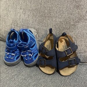 OshKosh B'gosh Kids Blue and Navy Sandals Set